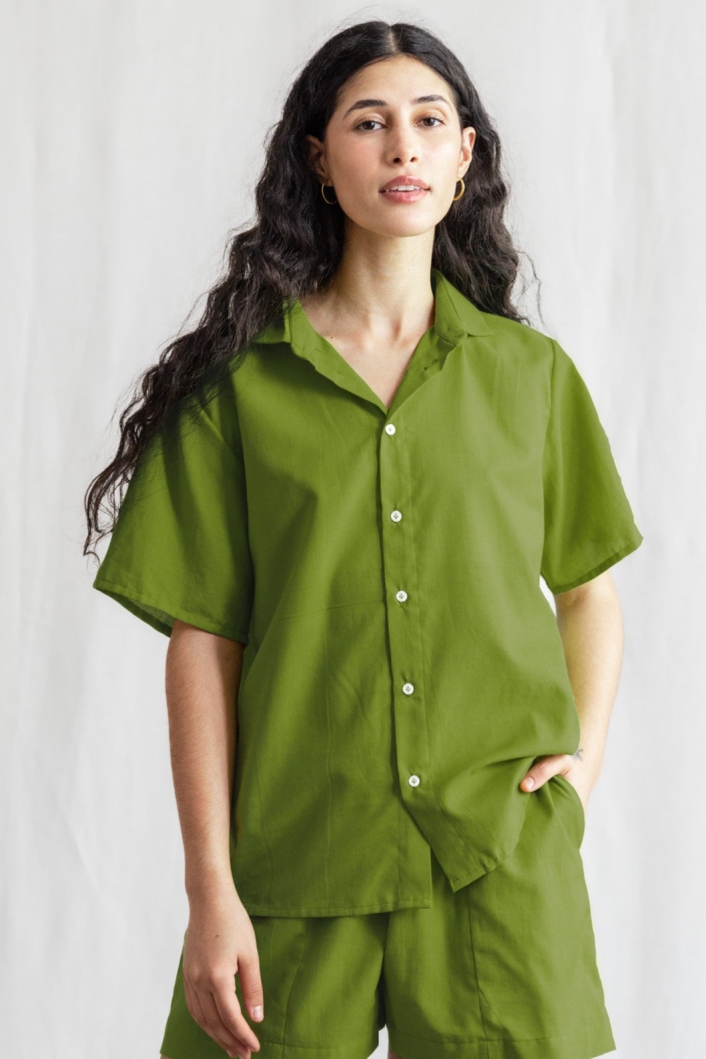 Jyoti - Fair Works mannen vegan Shirt Nehani Basil