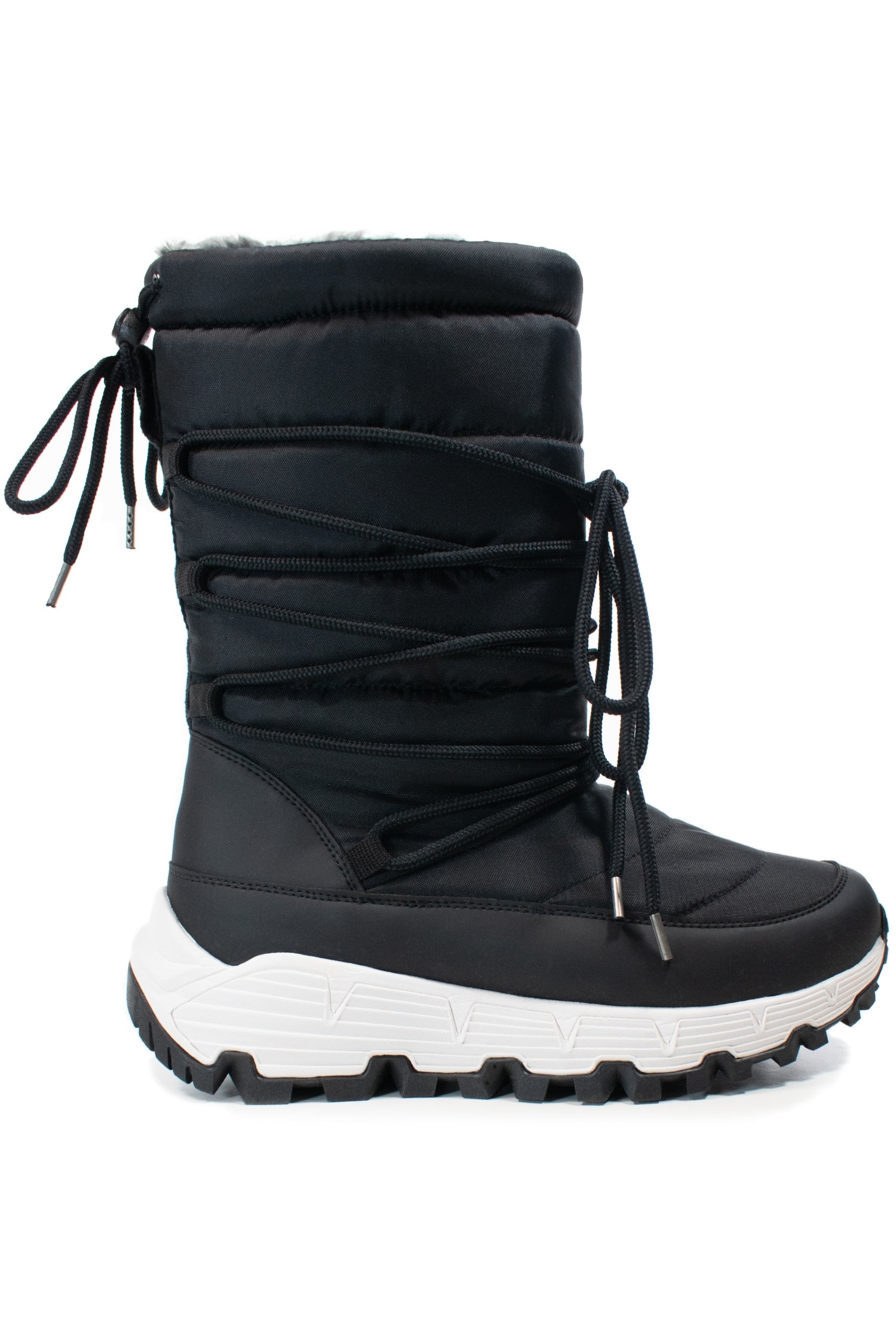 Will's Vegan Store  Wvsport Gewatteerde Dames Snowboots Zwart