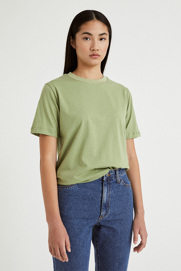 Infinitdenim  T-Shirt Basic Korte Mouw Groen