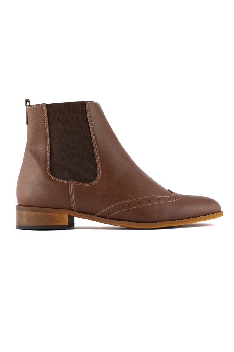FAIRMA ETHICAL DESIGN  Laarzen Pauli Nut Lichtbruin