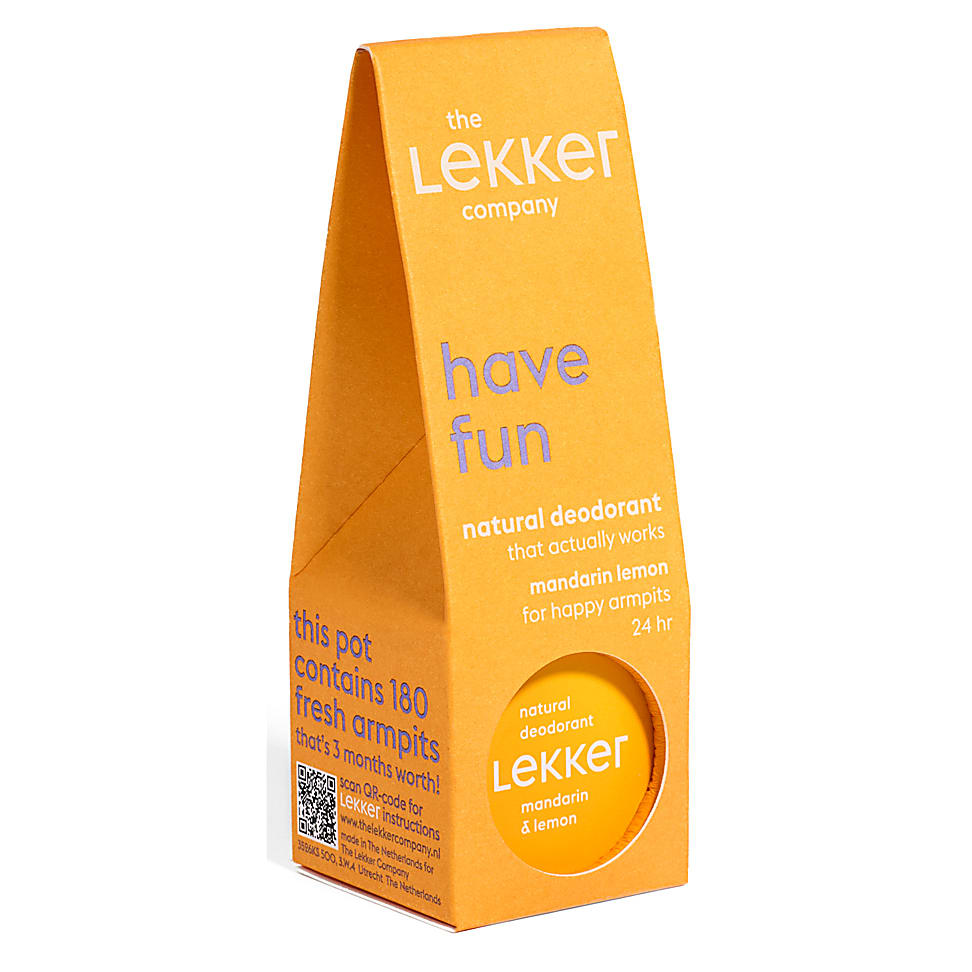 The Lekker Company Deodorant Mandarijn & Citroen