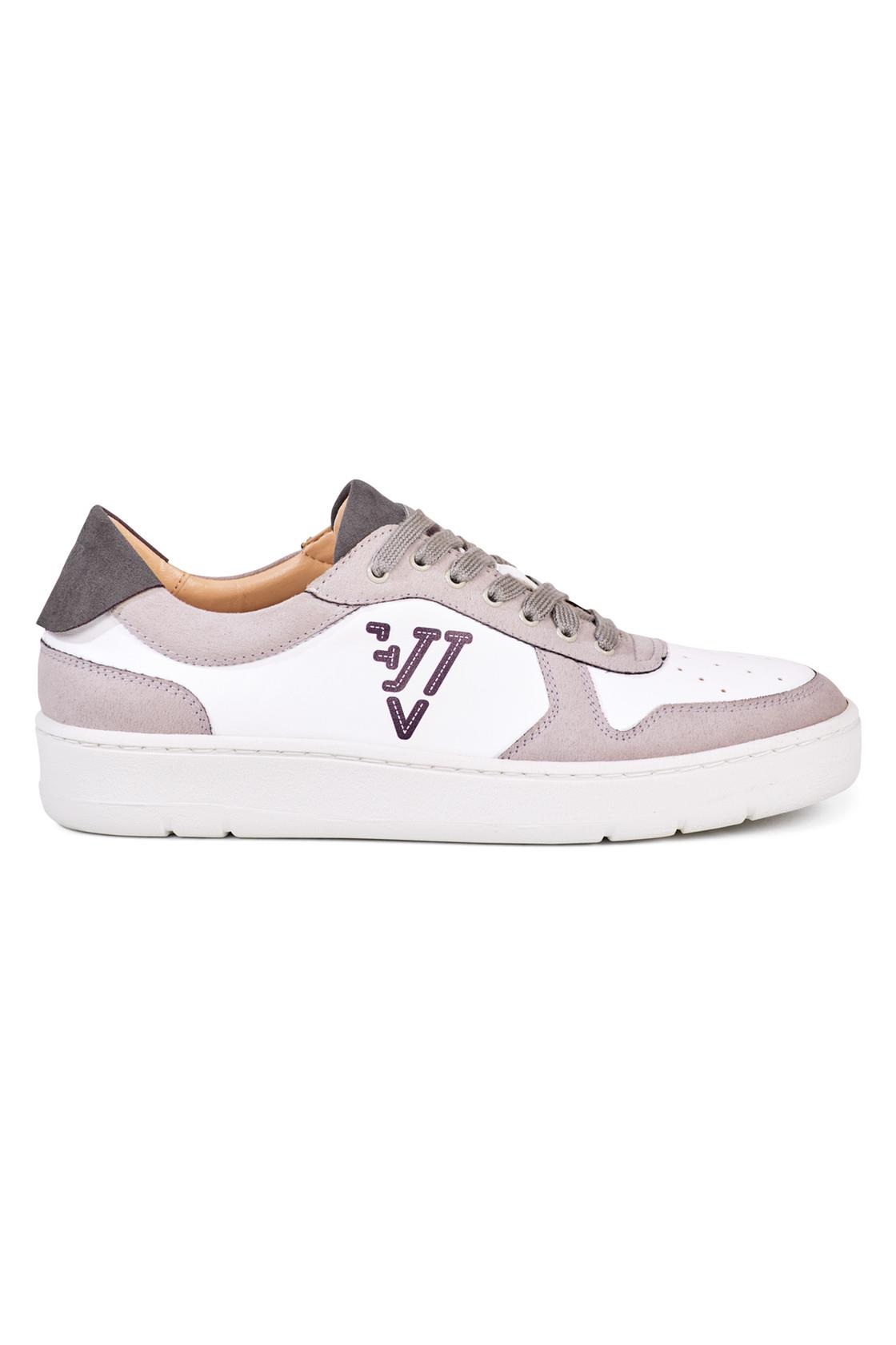 Ella & Witt mannen vegan Davis Sneaker Grijs & Wit