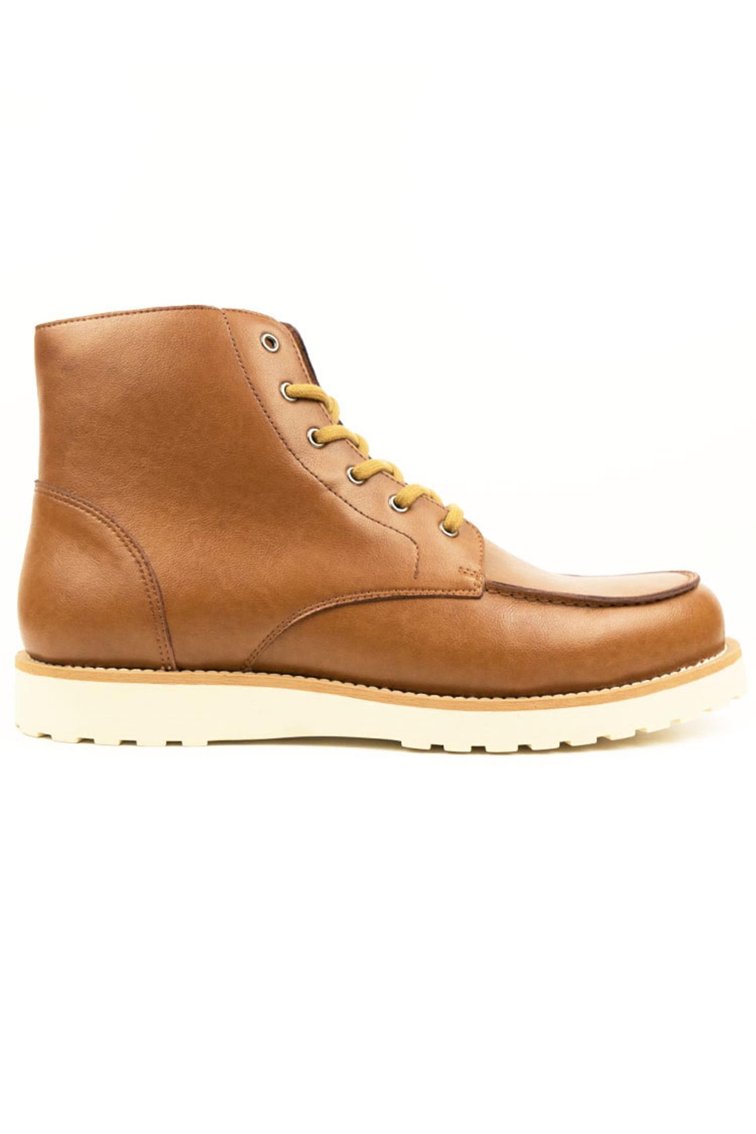 Will's Vegan Store mannen vegan Boots Low Rig Bruin