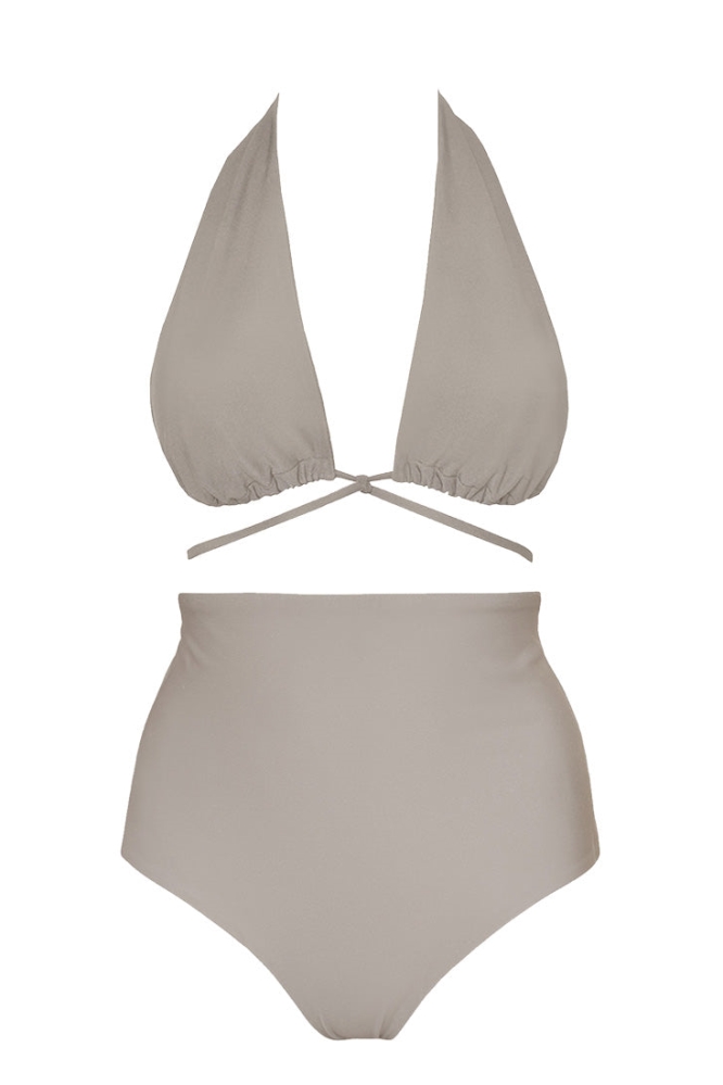 Anekdot  Versatile + Core High Bikini Set Mosaic Beige