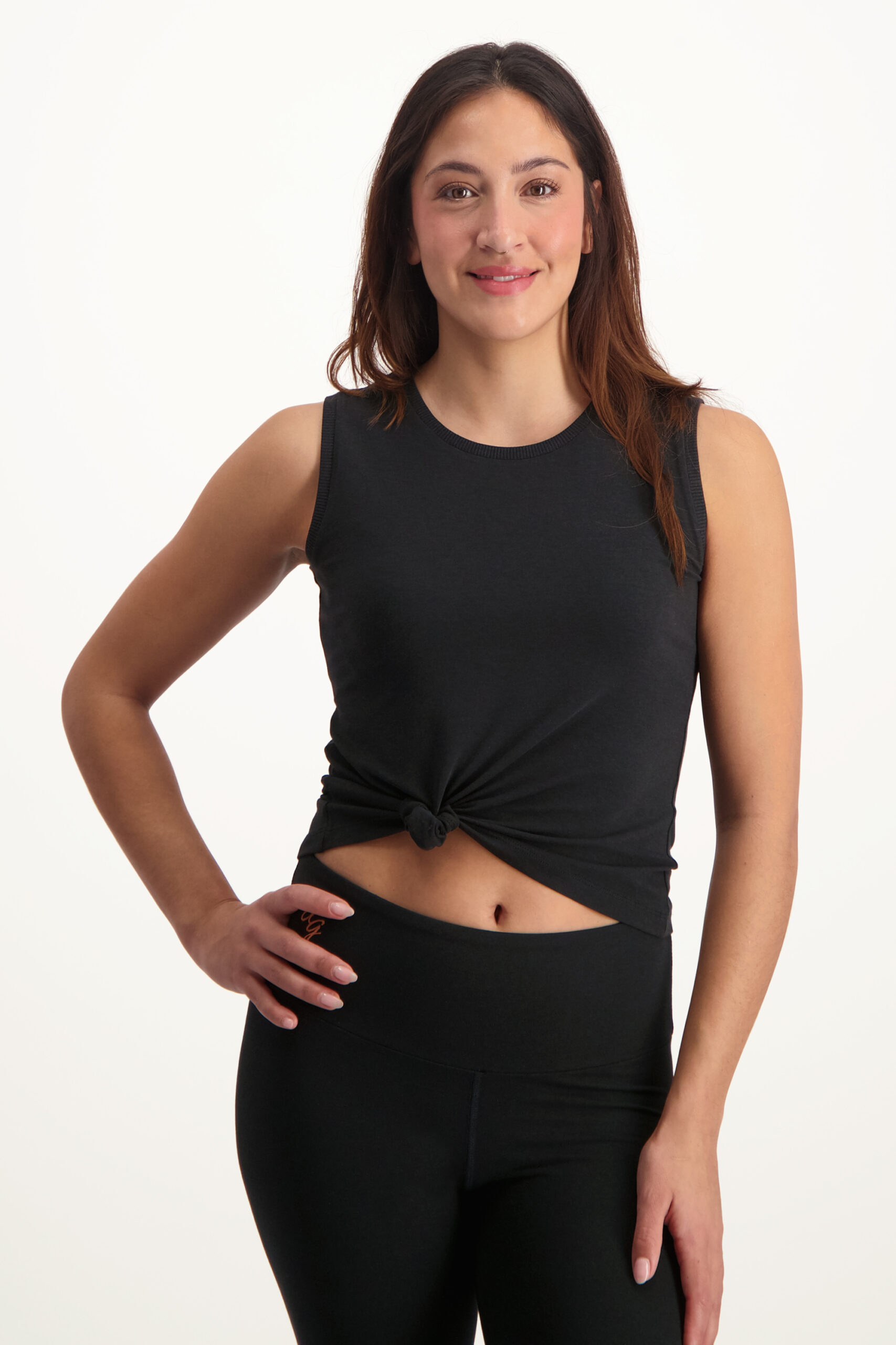 Karuna Balance Loose Fit Tank – Urban Black