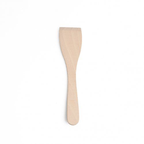 Spateltje recht, beukenhout, 18 cm