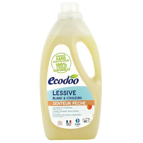 Ecodoo Vloeibaar Wasmiddel Geconcentreerd Perzik 66 wasbeurten