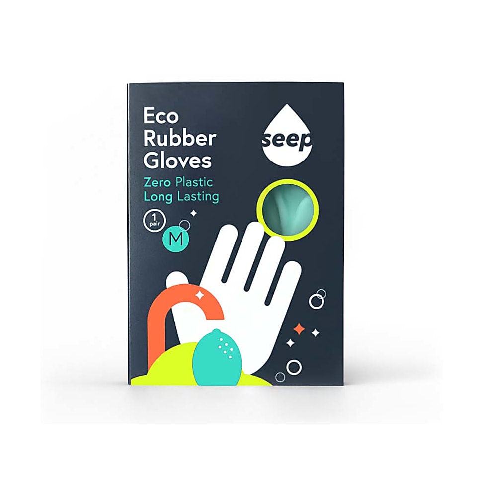 Seep Composteerbare Fair Trade, FSC Rubber Handschoenen Medium
