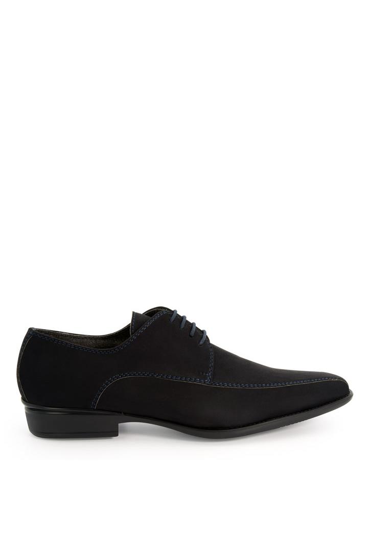 Noah mannen vegan Lace-Up Enrico Suede - Blue