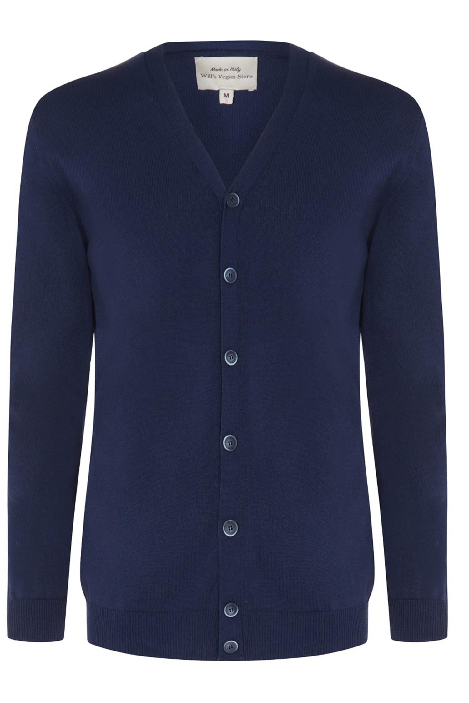 Will's Vegan Store mannen vegan Vest Recycled Donkerblauw