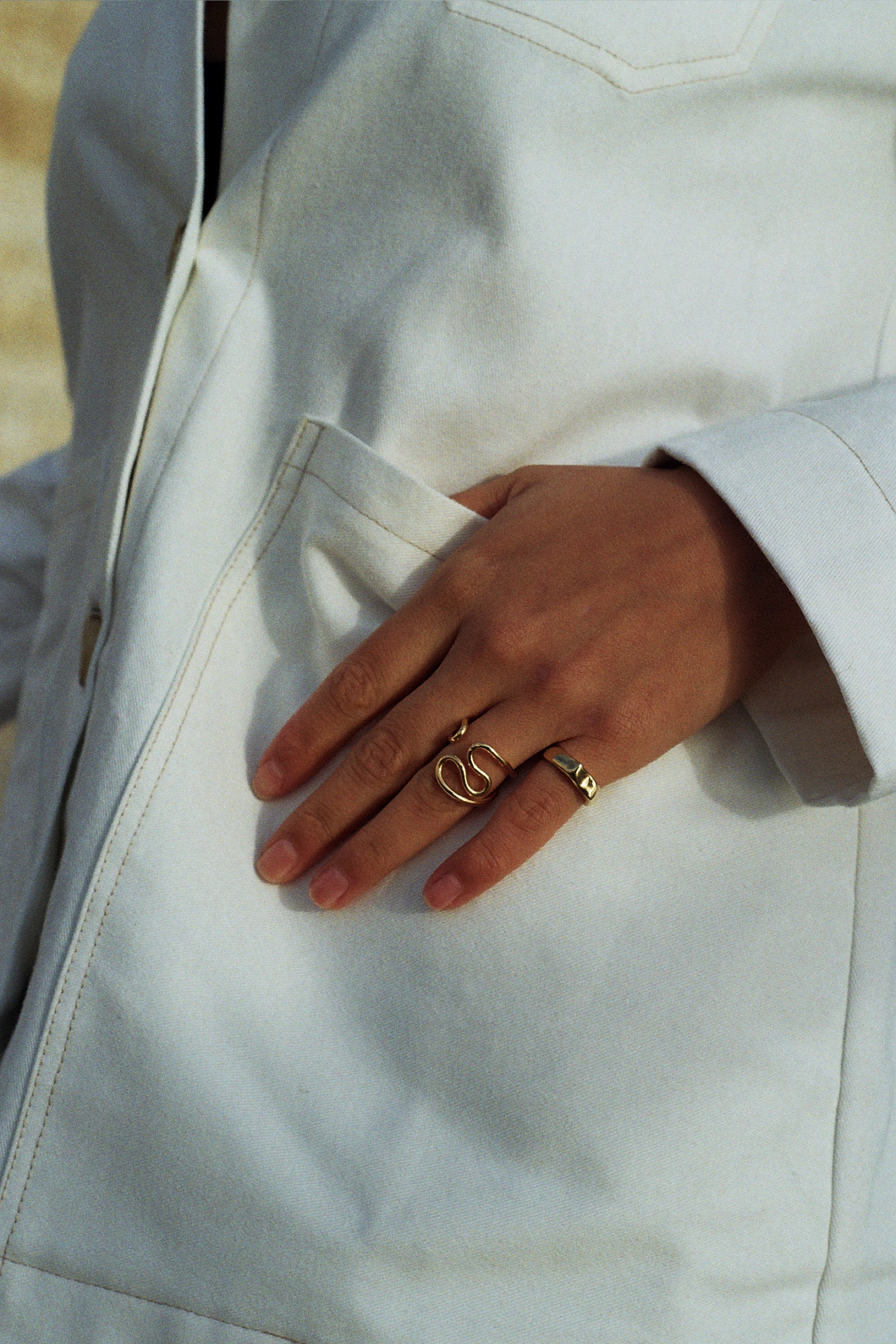 Nouare Jewelry  Ring Senses Verguld