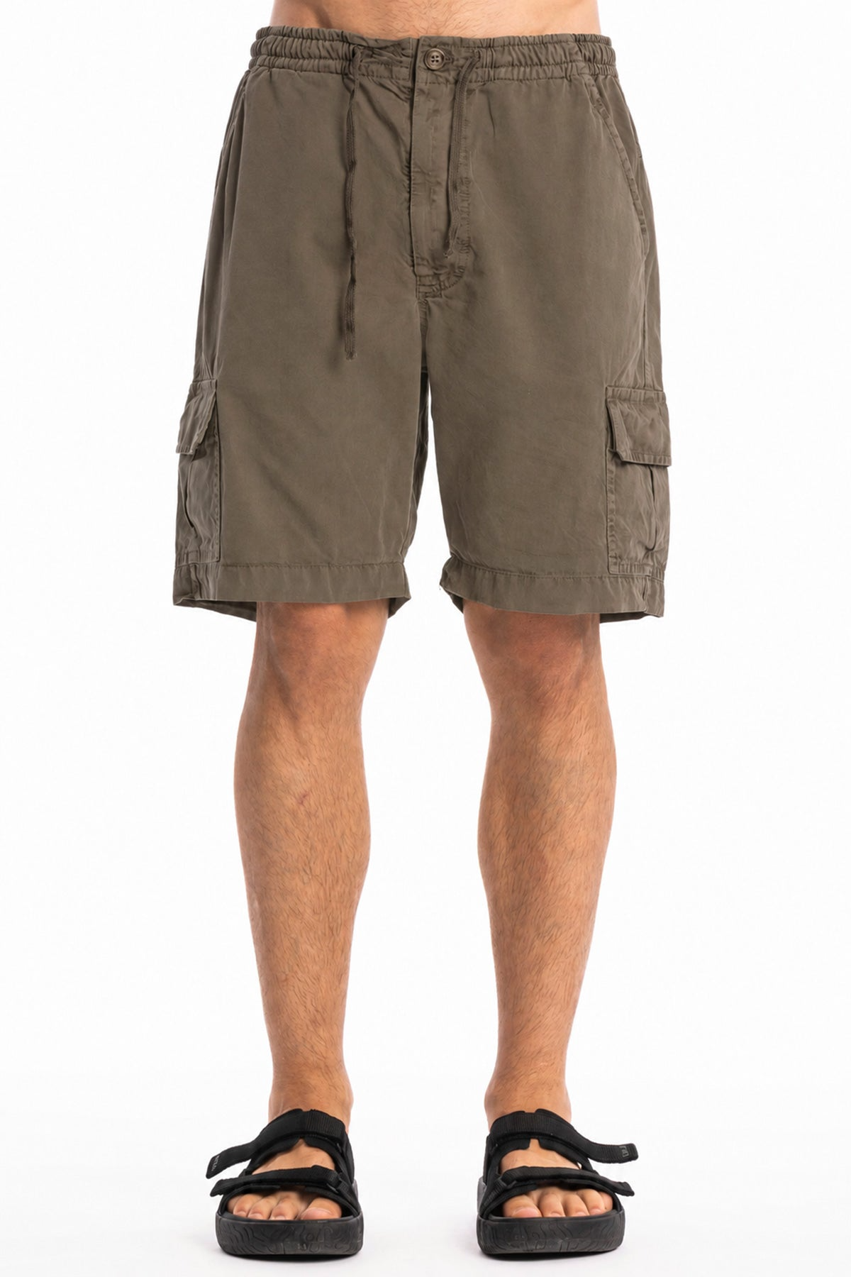 RAVENS VIEW IBIZA mannen vegan Shorts Desert Bison Brown