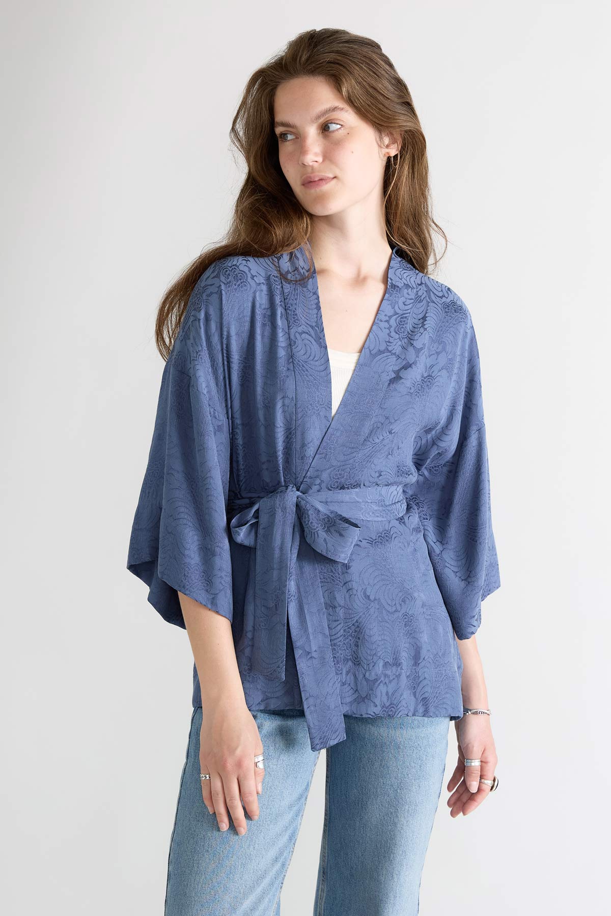 Yahmo  Kimono Gerda Zen Indigo