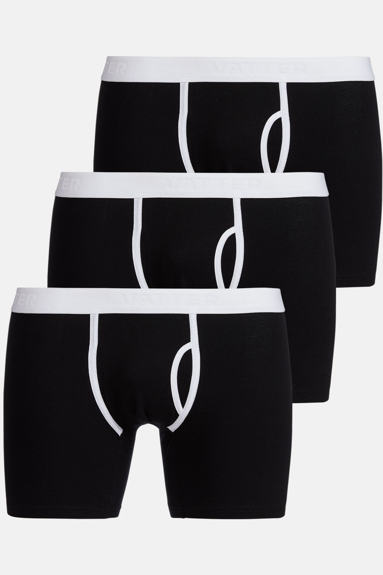 VATTER Claus Boxershorts 3-Pack Zwart