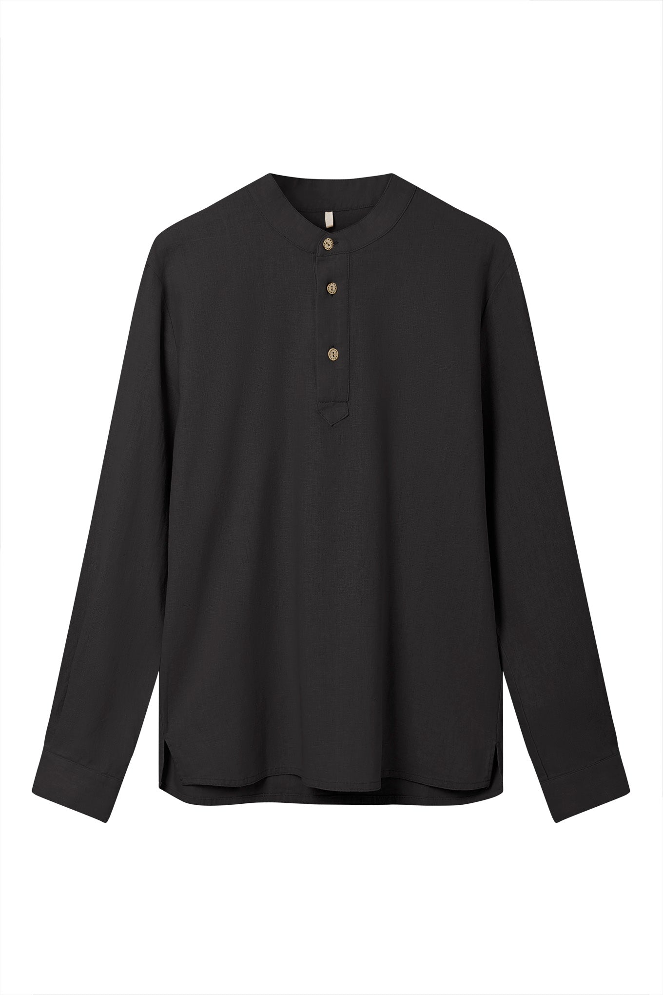 KOMODO mannen vegan Shirt Elijah Blend Zwart