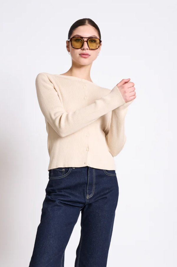 JAN 'N JUNE Vest Glimt Beige