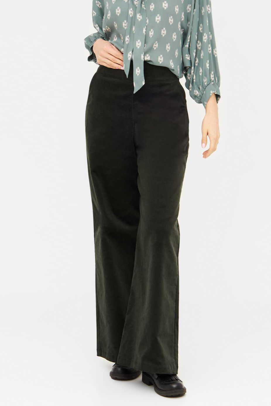 Widda Dames Broek Donkergroen