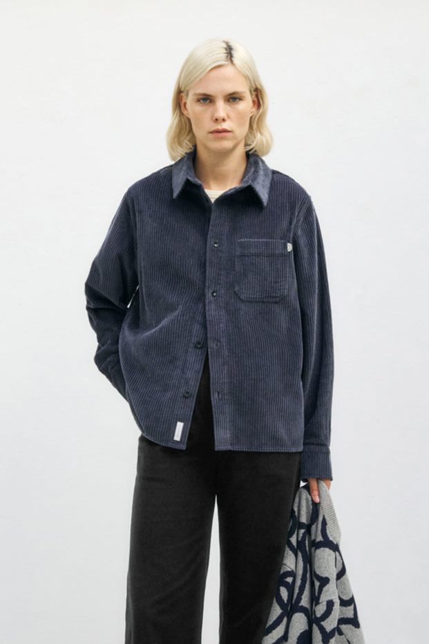 Rotholz  Shirt Cord Blauw