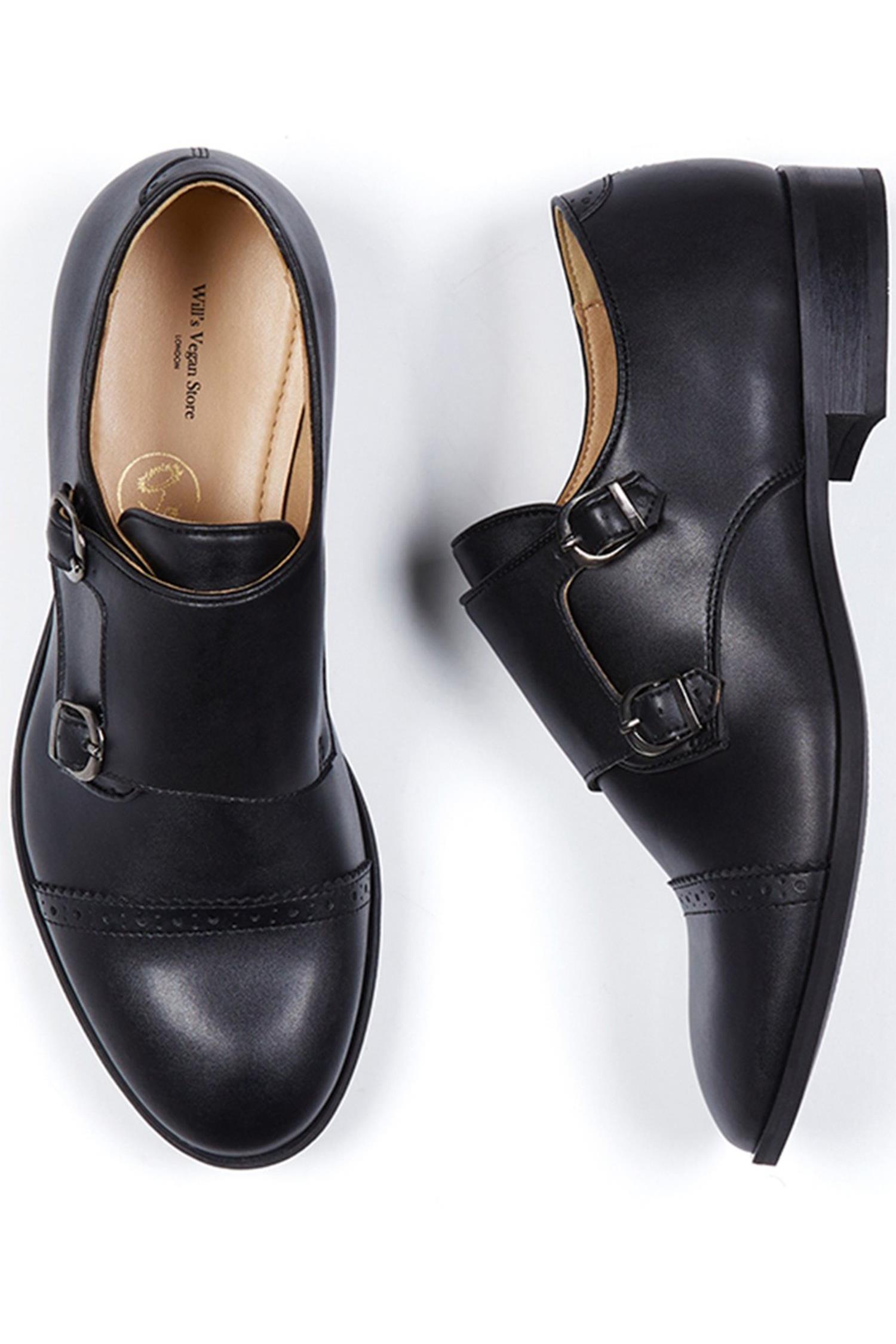 Will's Vegan Store mannen vegan Monks City Zwart