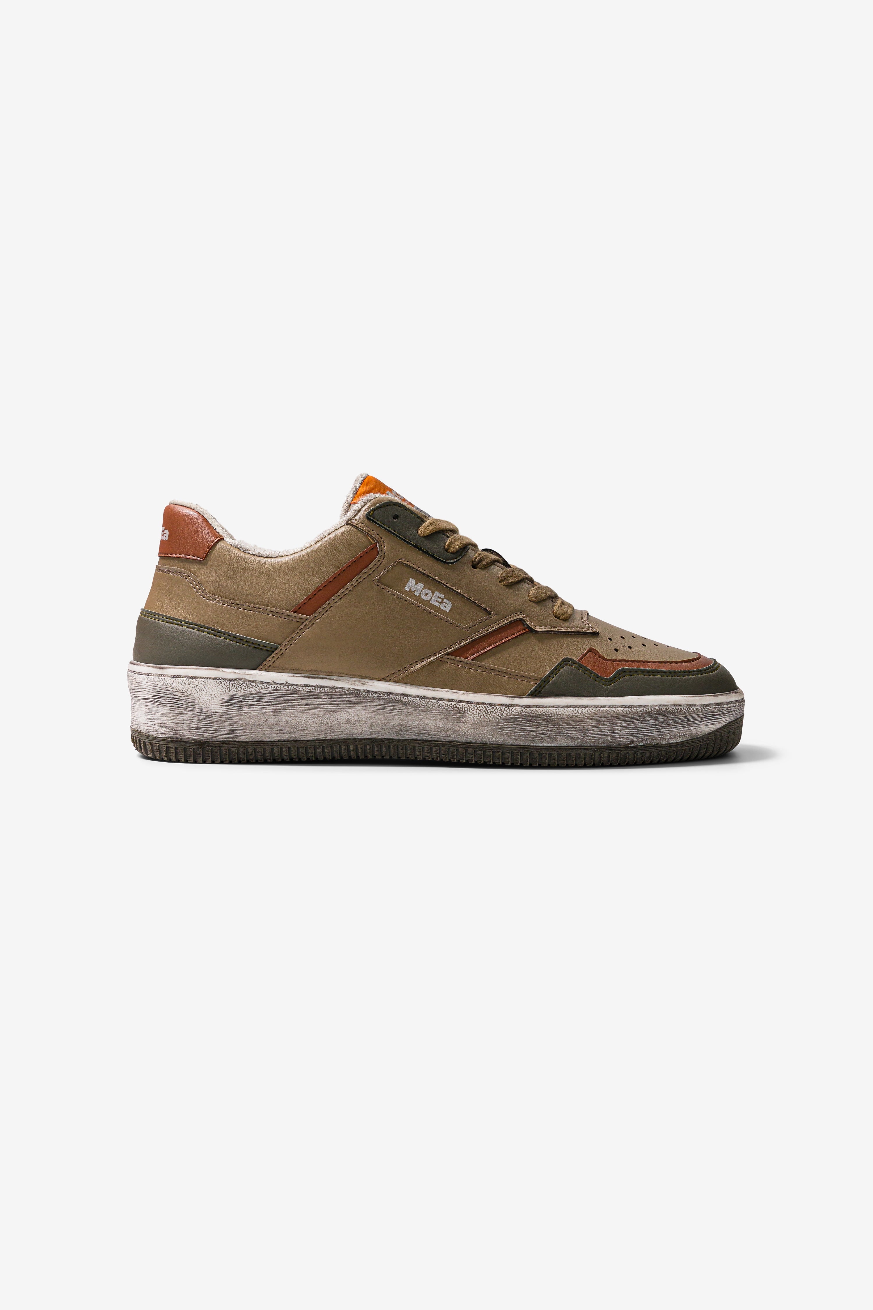 MoEa mannen vegan Sneakers Desserto X Moea Bruin