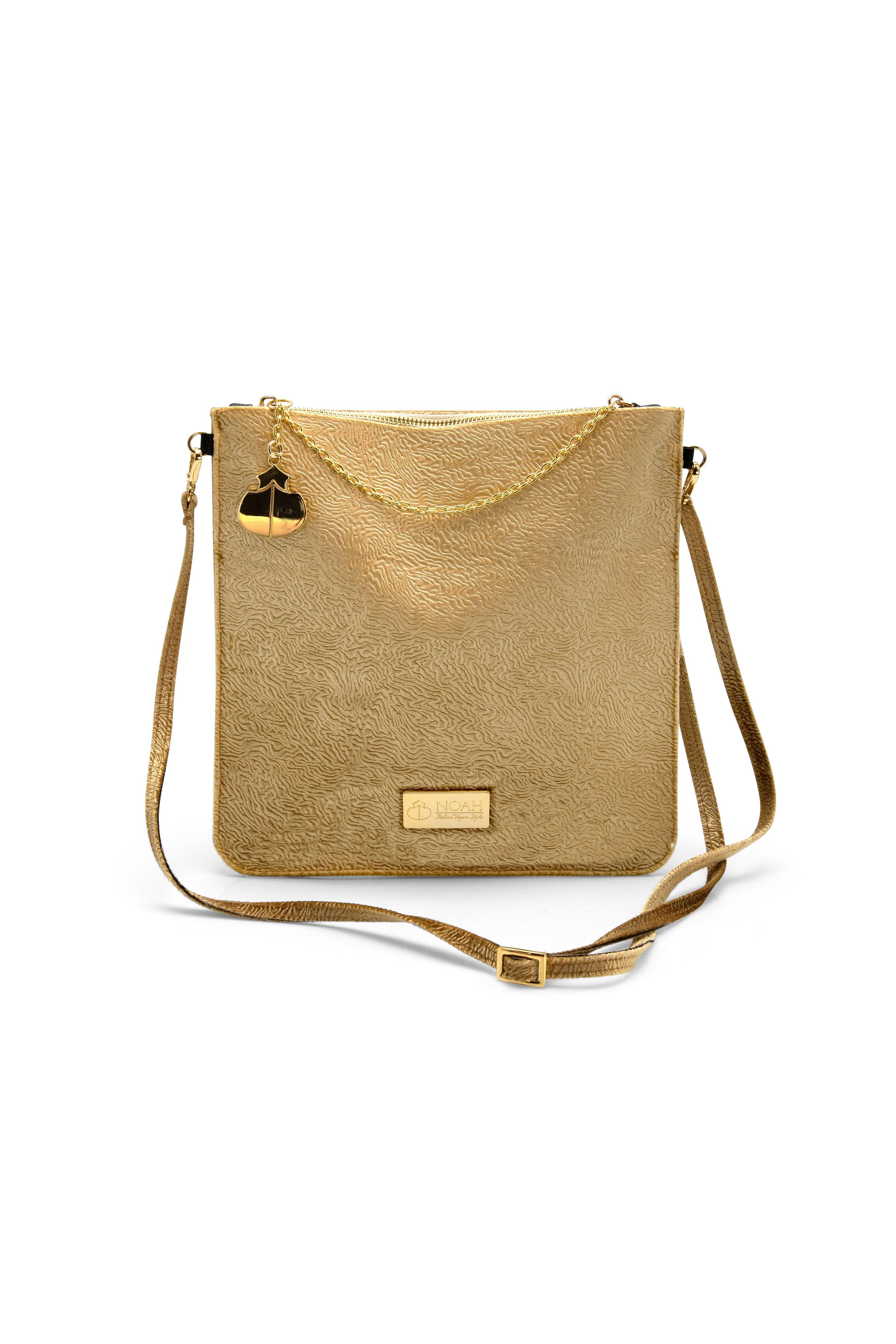 Noah  Clutch Padova Velvet - Gold