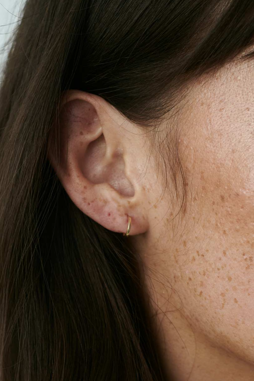 Dear Darling Berlin  Oorbellen Hoepels Goud Berlin Basic 14k Echt Goud 14k Geel Goud