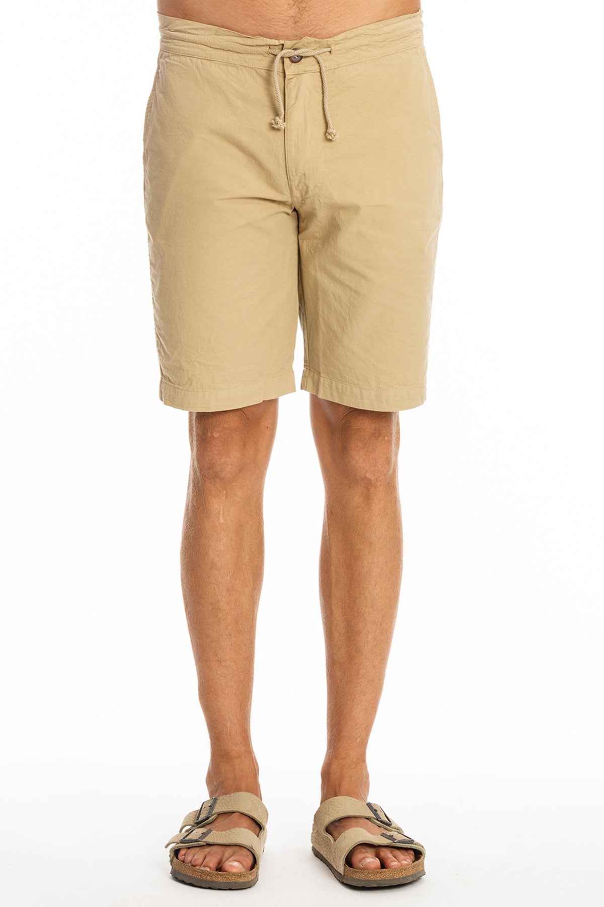 RAVENS VIEW IBIZA mannen vegan Korte Broek Camel Geel