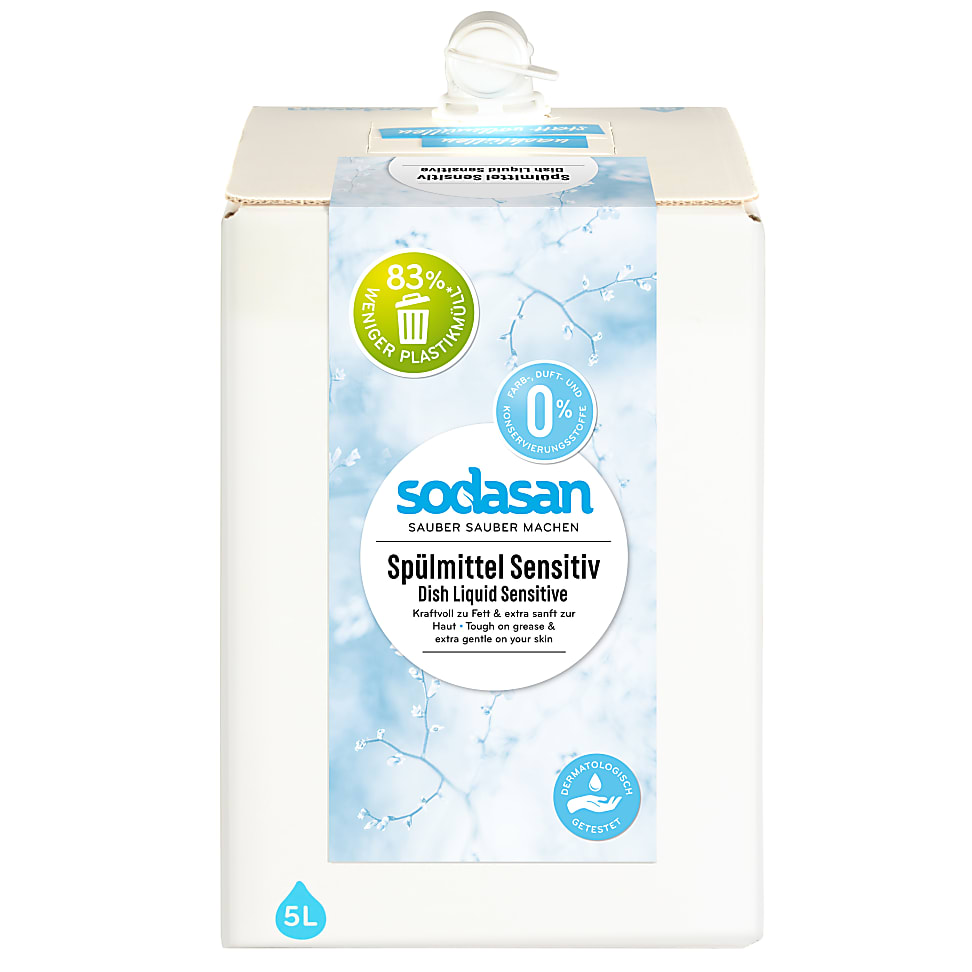 Sodasan Vloeibaar Afwasmiddel Sensitive 5L