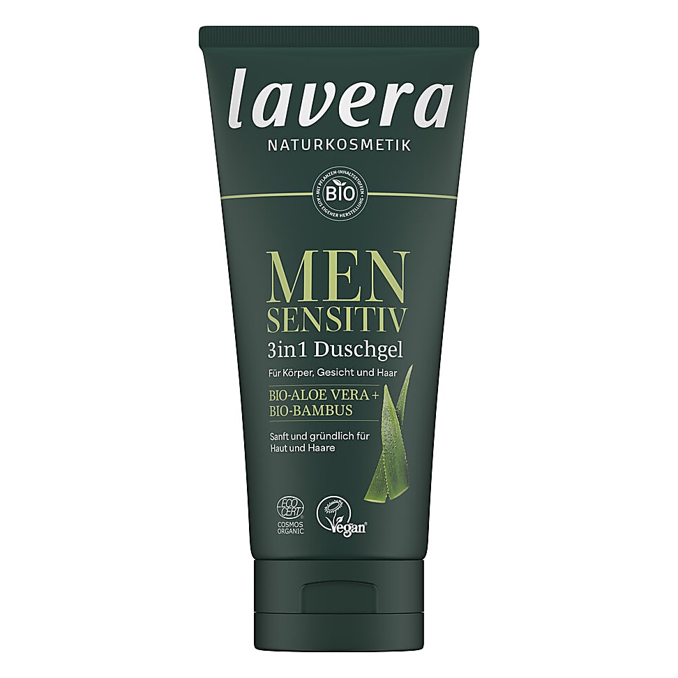 Lavera Men Sensitiv 3 in 1 Douche-Shampoo