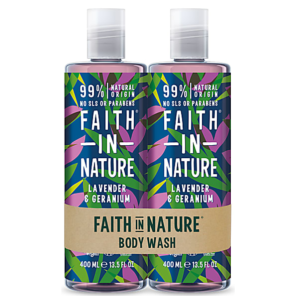 Faith in Nature Douchegel Bundelpakket Lavendel & Geranium