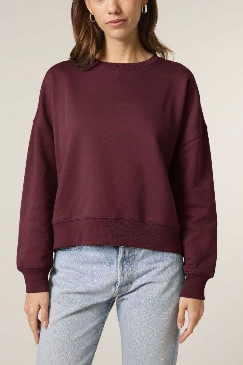 UNIPOLAR Dames Trui Almai Burgundy