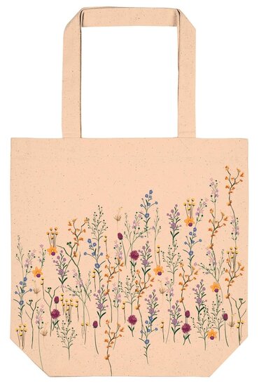 Moses shopper van bio katoen - Bloemenweide