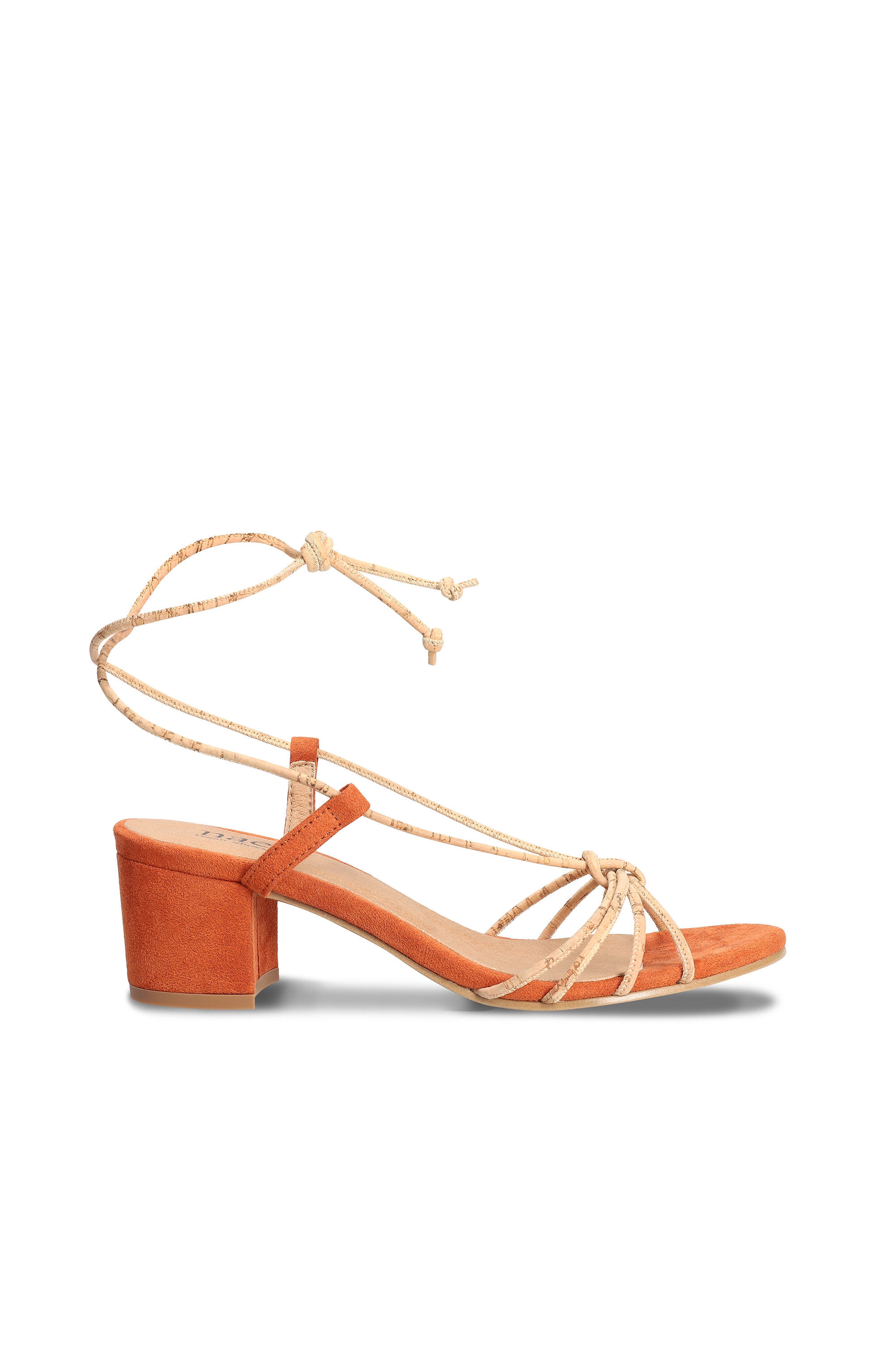 Nae  Sandalen Met Hak Holly Orange