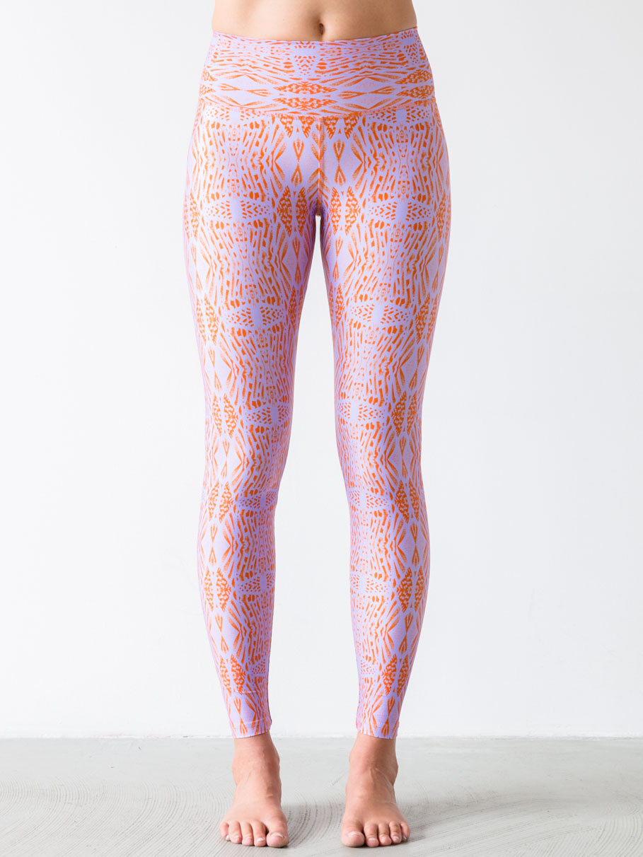 Yoga Leggings Woodstories Lila