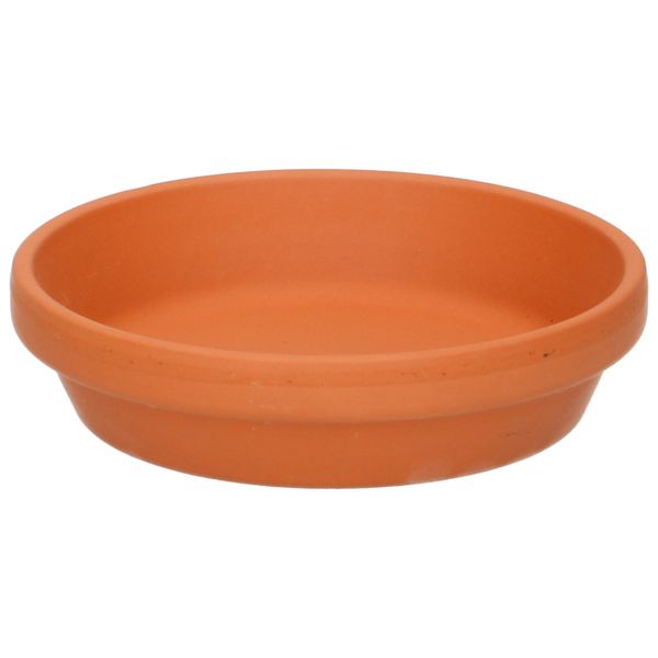 Bloempotschotel, terracotta, Ø 8 cm