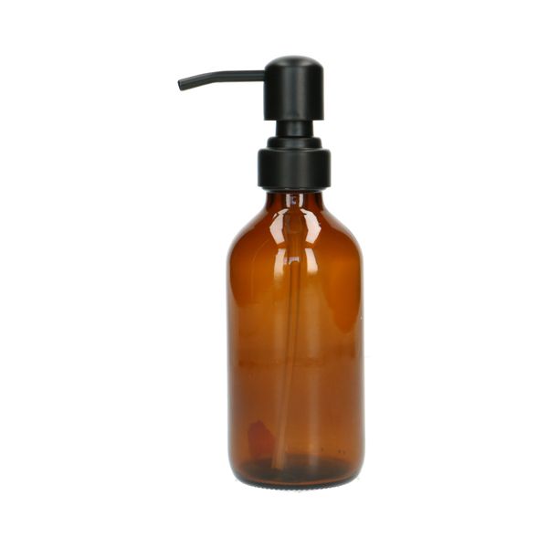 Zeeppomp, bruin glas, 250 ml