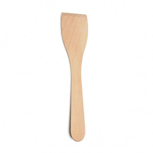 Spatel recht, beukenhout, 25 cm
