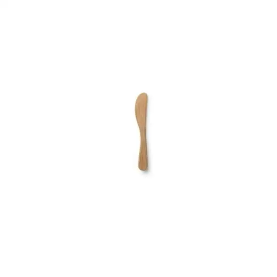 Bambu spreader mini. Bamboe houten smeer mesje 13cm.