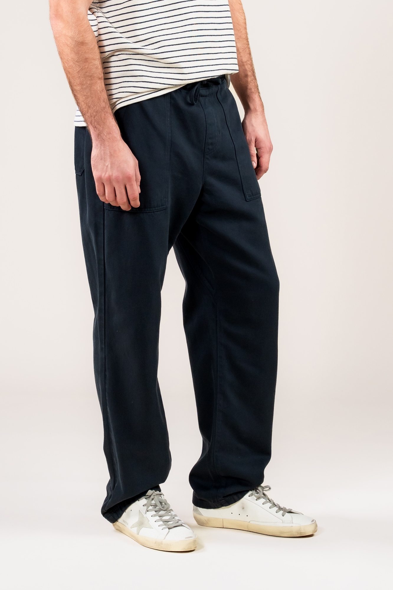 Kuyichi mannen vegan Broek Tyler Blauw