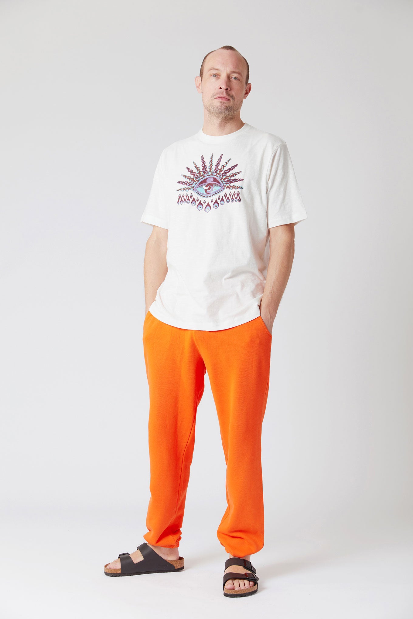 KOMODO mannen vegan Joggingbroek Adam Oranje