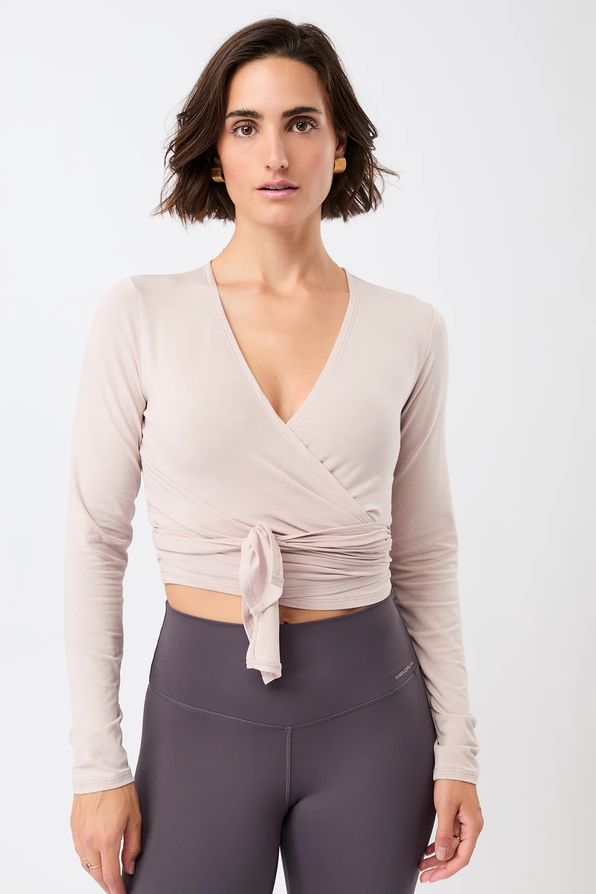 MANDALA  Jas Met Wikkelmotief In De Kleur Roze