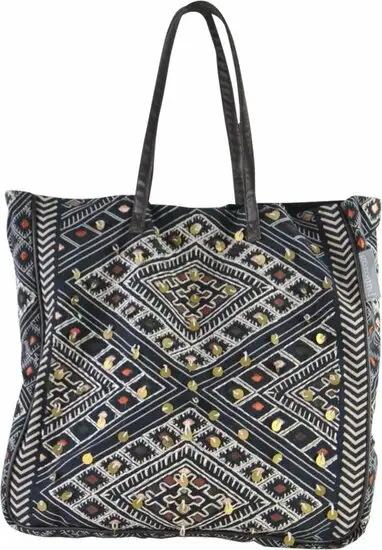 GoRound Shopper Laura - Ibiza Style tas met pailletten