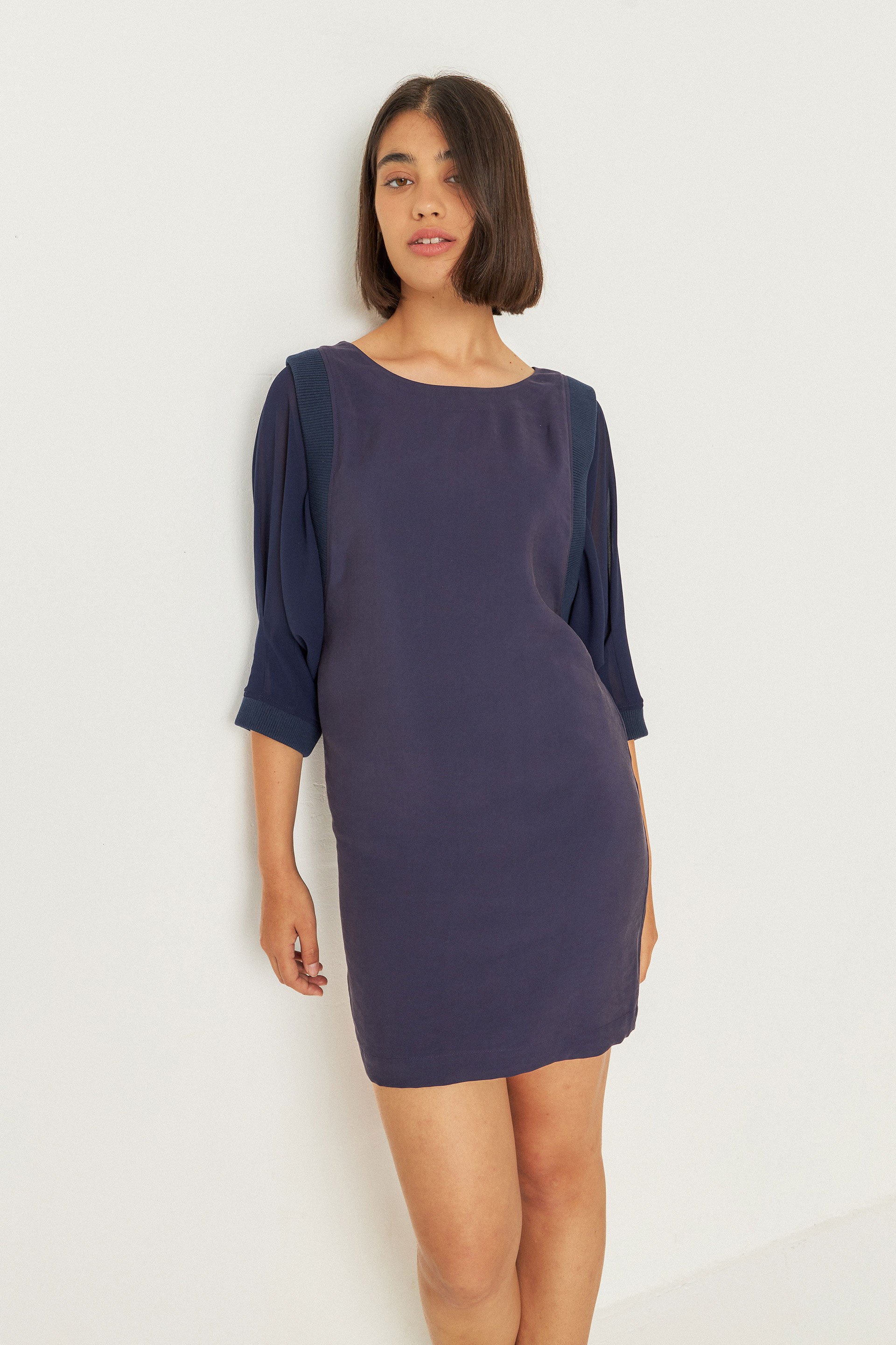 SKFK  Jurk Adaie Marineblauw