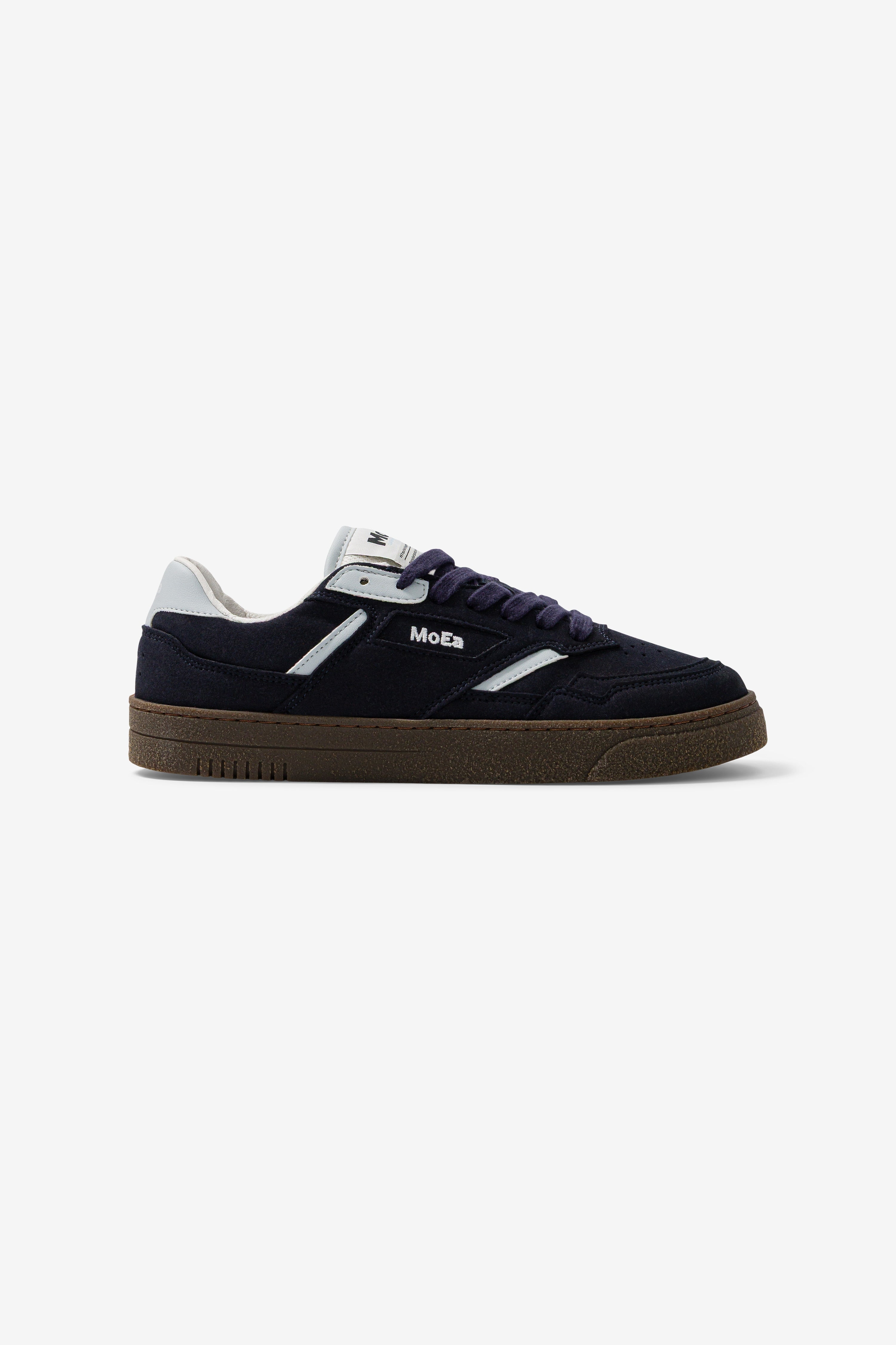 MoEa mannen vegan Sneakers Gen9 Pet Marineblauw & Hemelsblauw