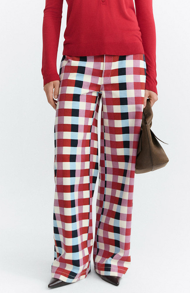 Thinking MU  Broek Cheshire Checks Serena Multicolor