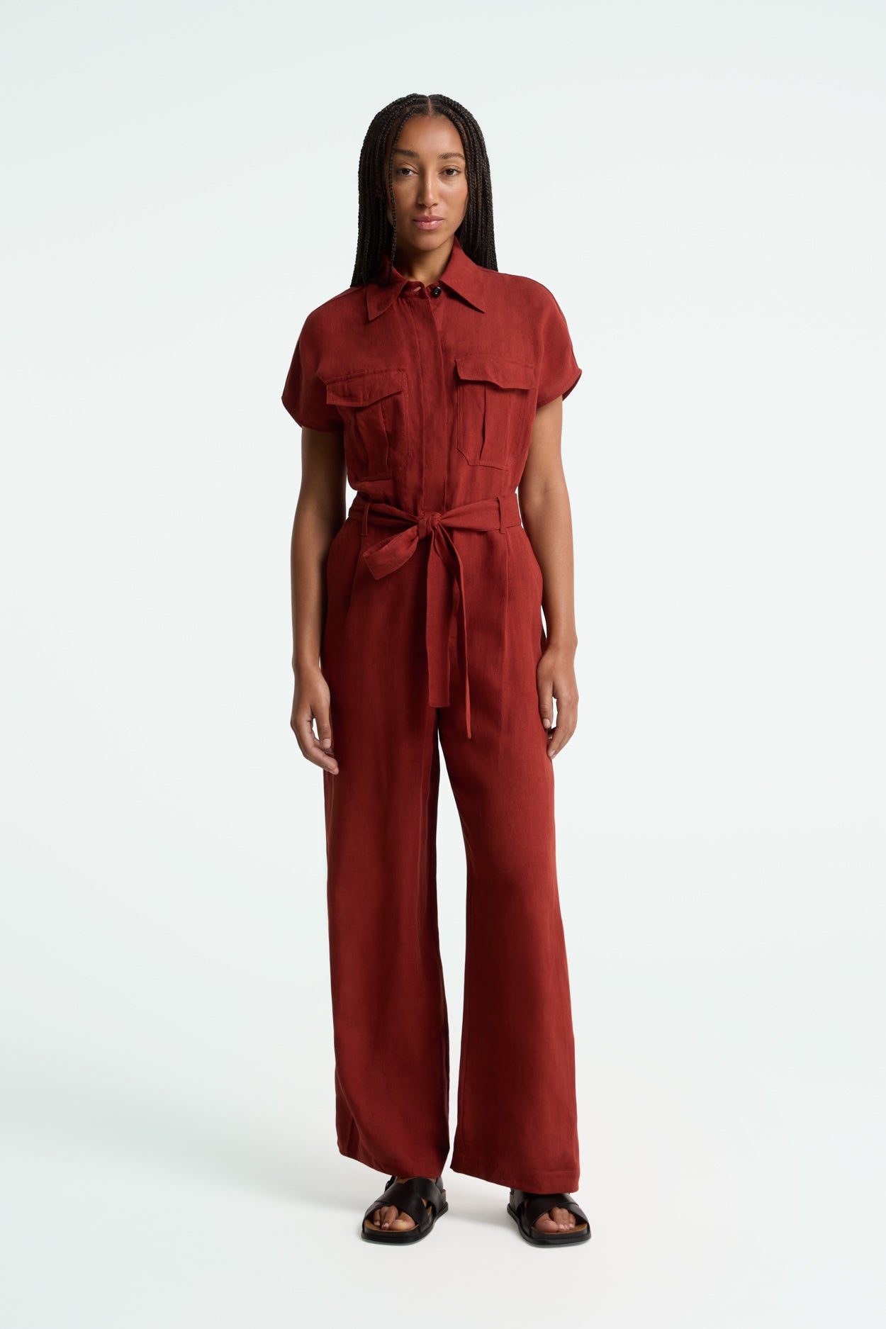 Kings of Indigo  Jumpsuit Margaret Burnt Henna