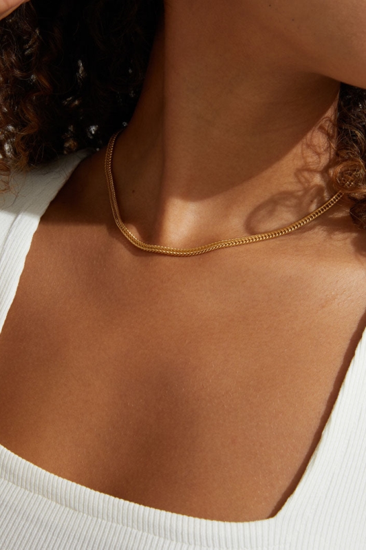 Dear Darling Berlin  Ketting Luxe Vossenstaart Goud