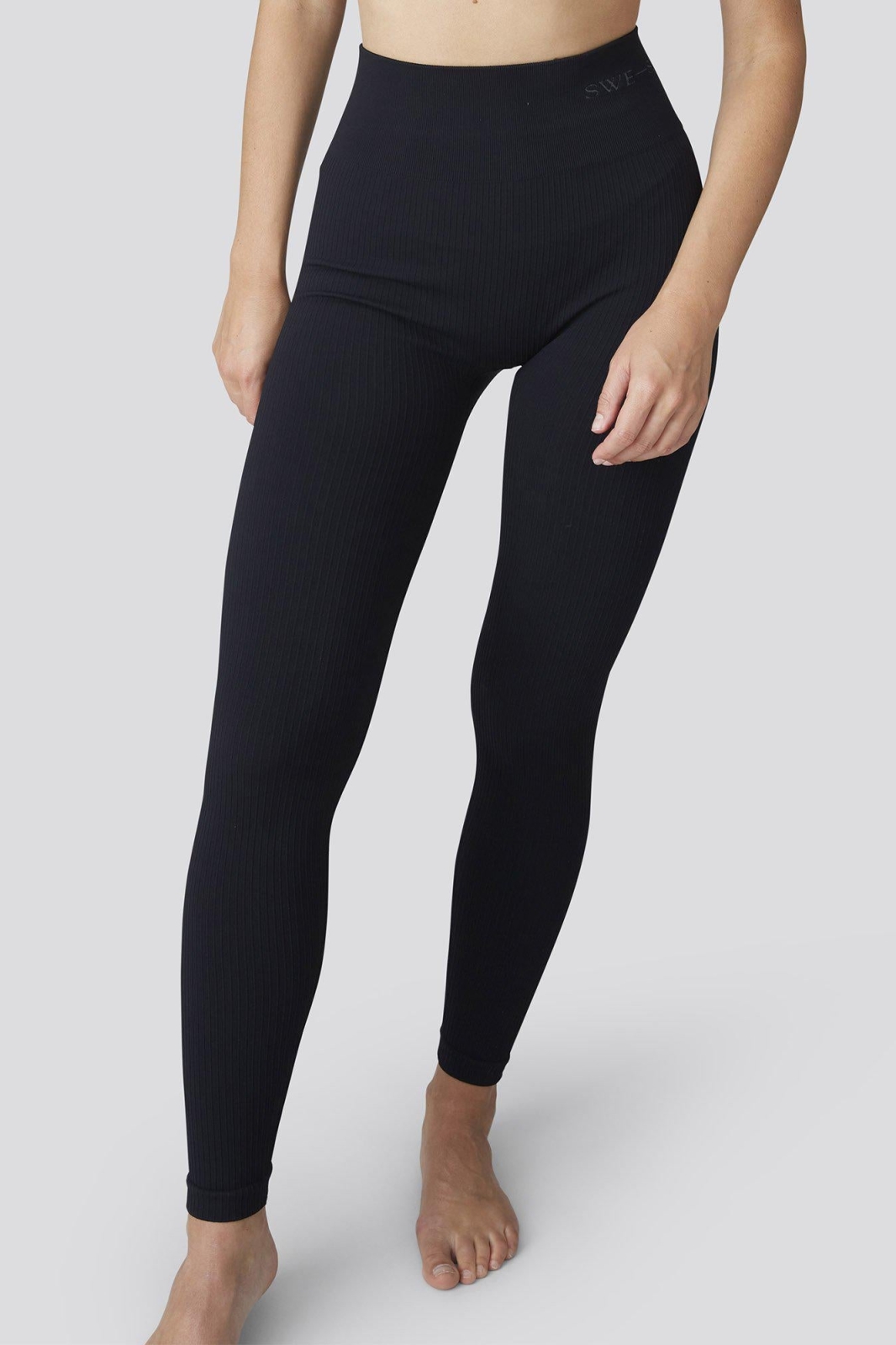 Swedish Stockings  Tyra Rib Legging Zwart