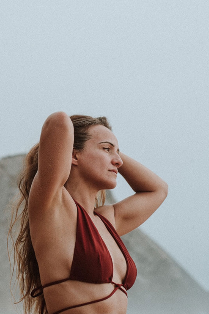 Anekdot  Versatile Bikinitop Merlot