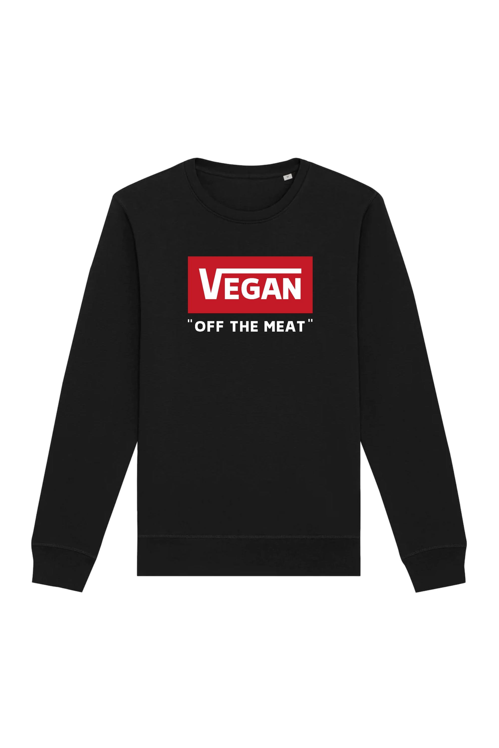 Oat Milk Club  Sweatshirt Off The Meat Zwart